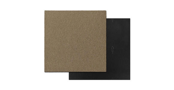 TEPPICHFLIESE - Beige, Basics, Kunststoff/Textil (50/50cm) - Esposa