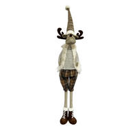 DEKOR RÉNSZARVAS - bézs/sötétbarna, Lifestyle, műanyag/kő (22/126/18cm) - X-Mas