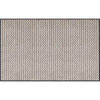 FUßMATTE 75/120 cm Duo Latte  - Beige, KONVENTIONELL, Kunststoff/Textil (75/120cm) - wash+dry