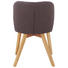 STUHL in Holz, Textil Braun, Eichefarben - Eichefarben/Braun, Design, Holz/Textil (55/84/57cm) - Venda STUHL in Holz, Textil Braun, Eichefarben - Eichefarben/Braun, Design, Holz/Textil (55/84/57cm) - Venda