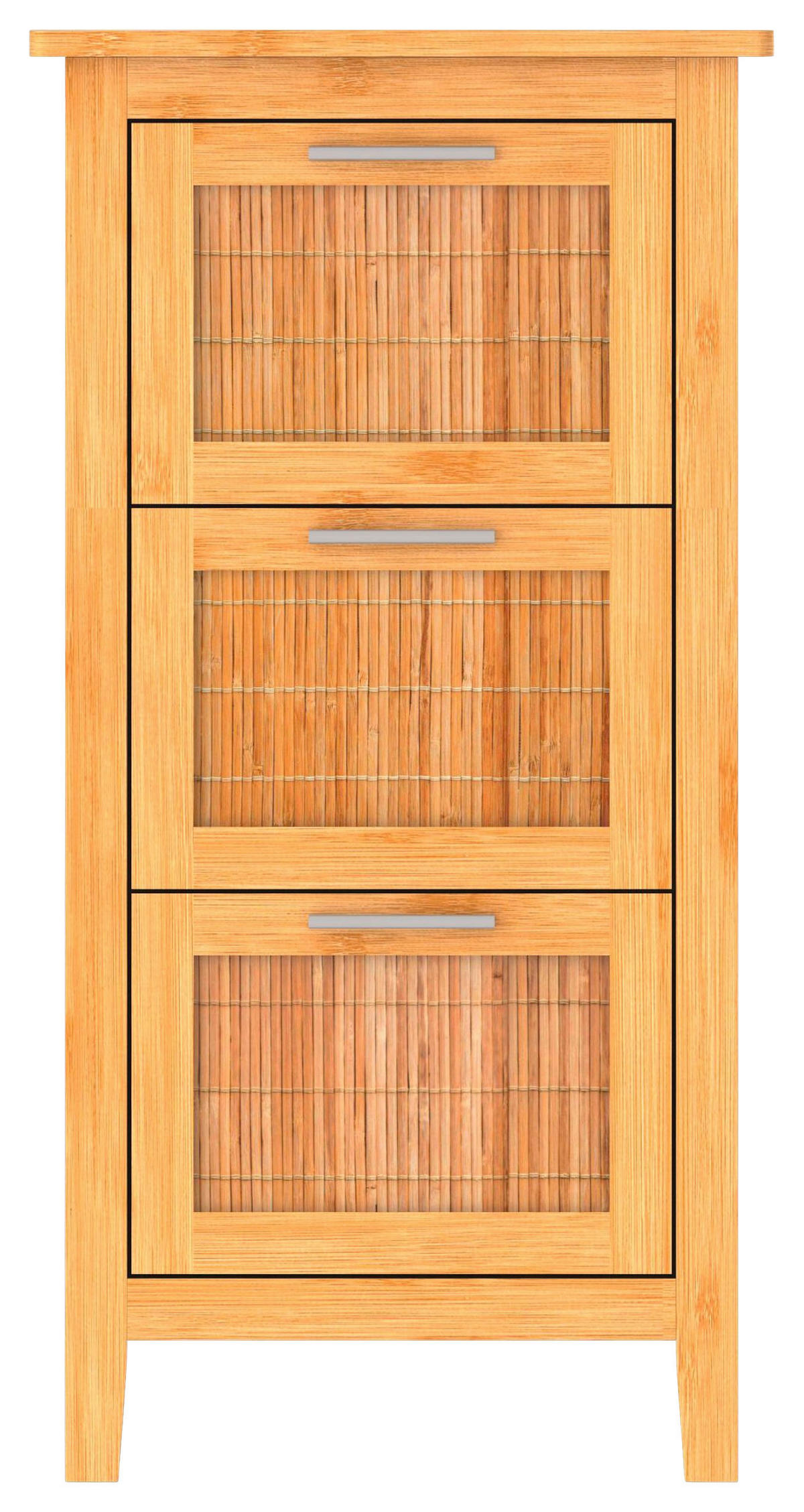 UNTERSCHRANK 42,0/82,0/33,0 cm   - Silberfarben, Natur, Holz/Metall (42,0/82,0/33,0cm) - Carryhome