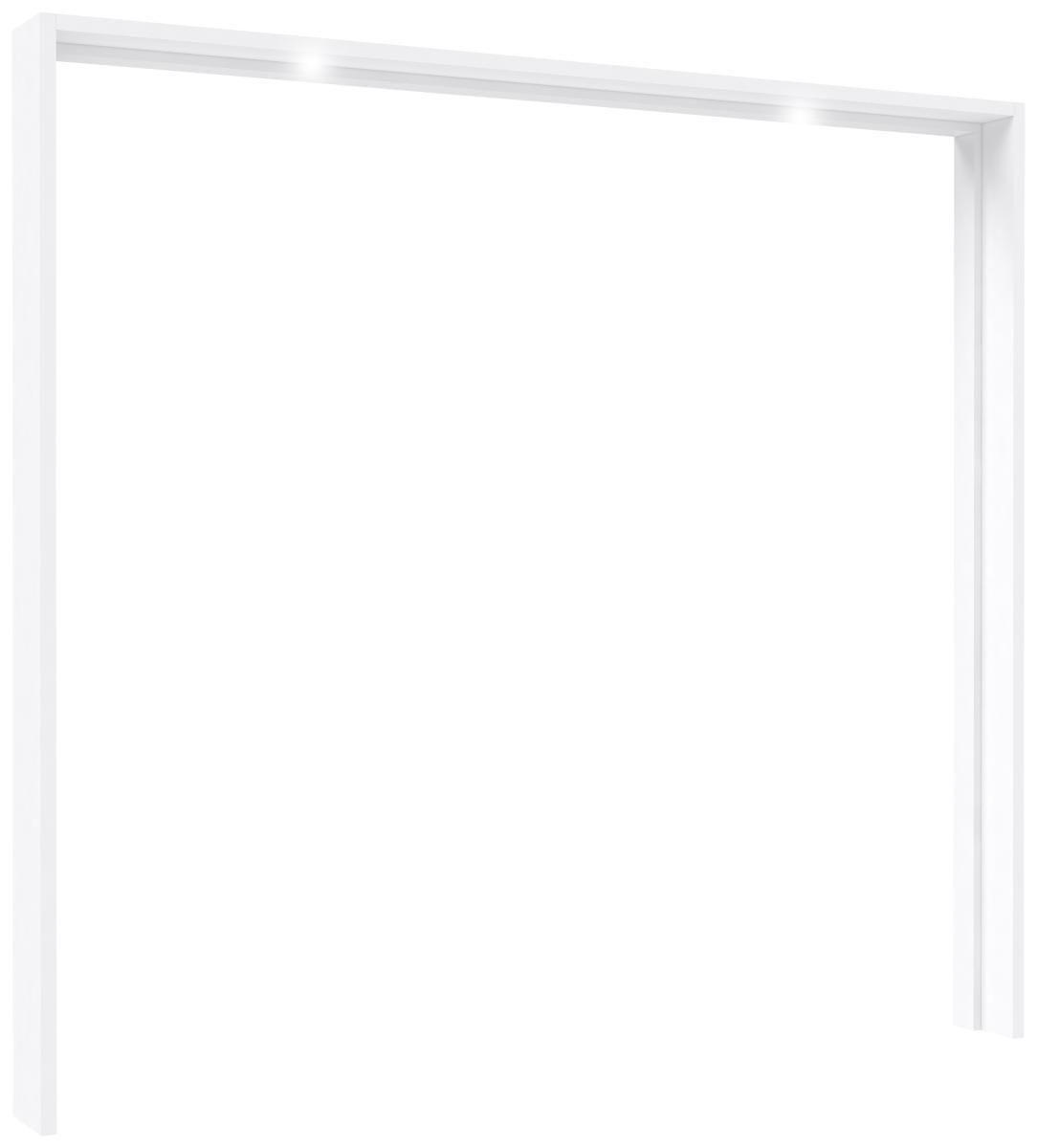 PASSEPARTOUTRAHMEN  230,9 cm  - Weiss Hochglanz/Weiss, Design, Holzwerkstoff (230,9cm) - home24