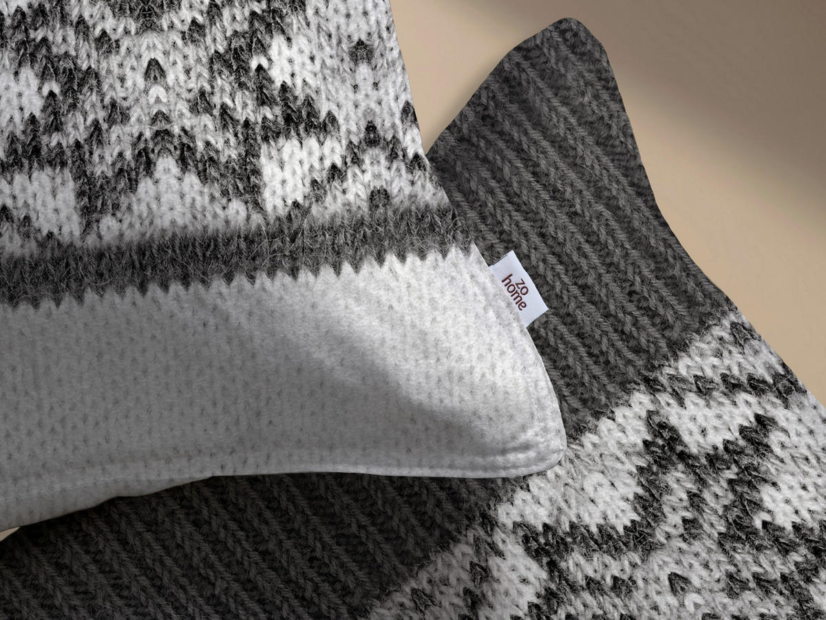 BETTWÄSCHE 2-teilig Anika Flanell 135/200 cm  - Grau, Basics, Textil (135/200cm)
