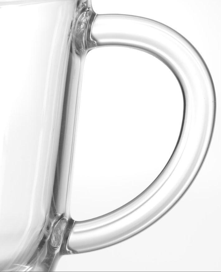 TASSENSET 6-teilig  - Transparent, Trend, Glas (13,60/14,10/8,70cm) - Leonardo
