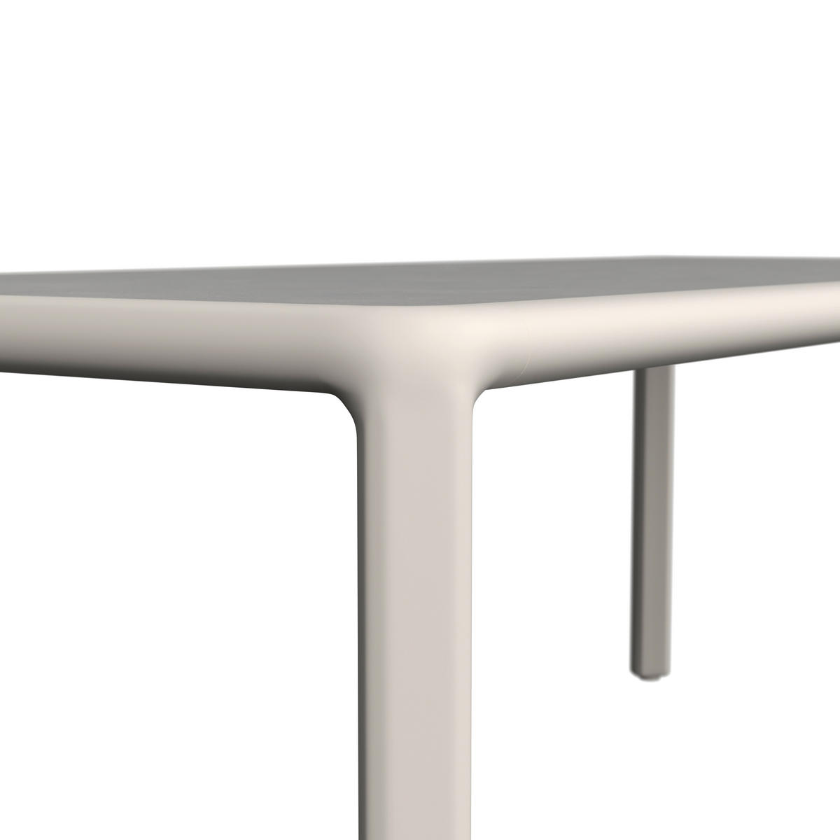 GARTENTISCH 201/91/75 cm Metall, Stein rechteckig  - Beige, Design, Stein/Metall (201/91/75cm) - Ambia Garden