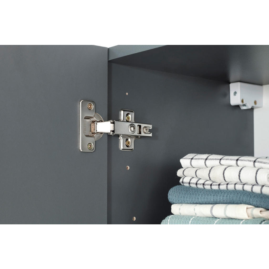 Thumbnail - Respekta Küchenleerblock Oliver,Grau, Eiche Artisan, Metall, 2 Schubladen, seitenverkehrt montierbar, nur wie online abg...