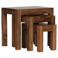 SET MIZIC, barve indijskega rožnega lesa  - barve indijskega rožnega lesa, Design, les (37/35/37cm) - MID.YOU