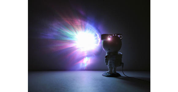 LED-DEKOLEUCHTE Astronaut 12/13/23 cm  - Weiß/Grau, Design, Kunststoff (12/13/23cm) - Novel