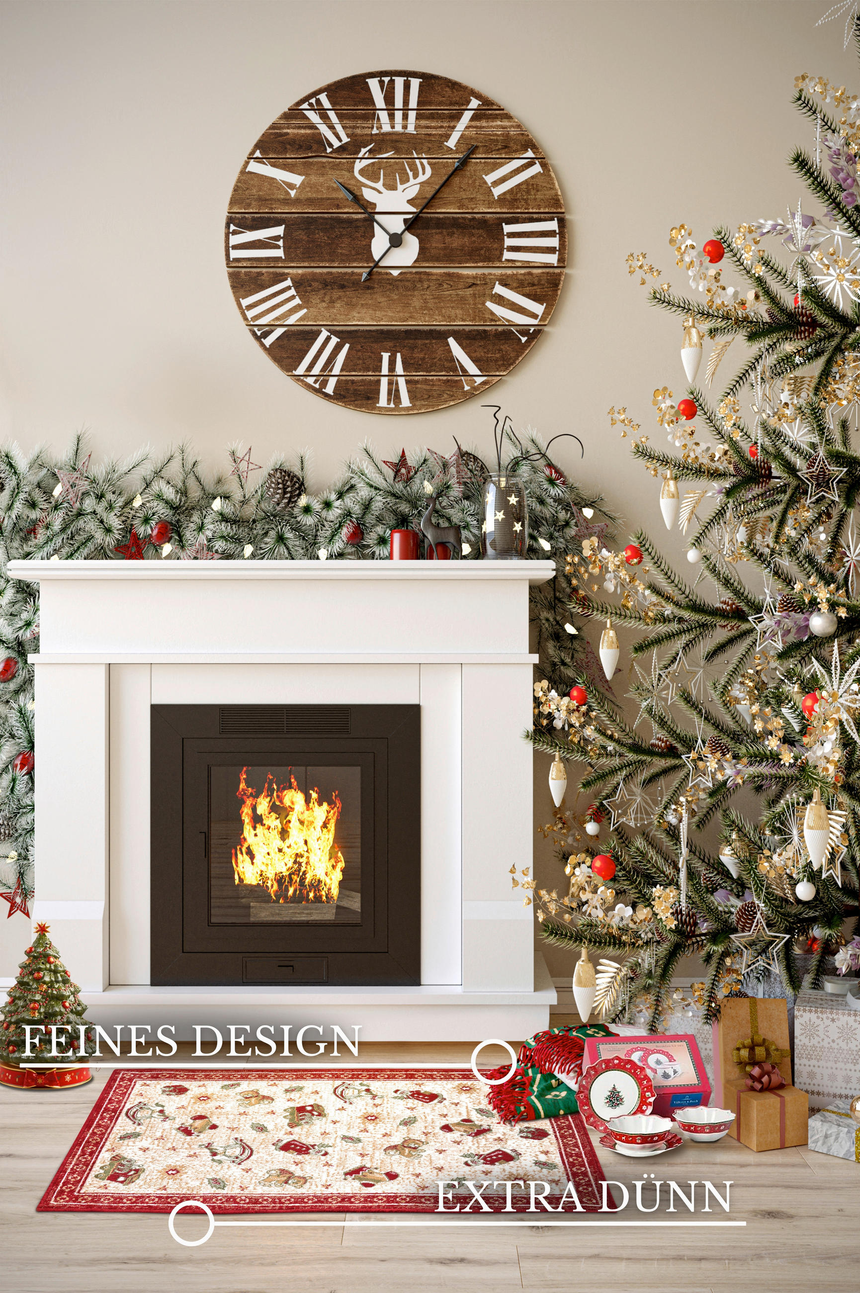 VINTAGE-TEPPICH 50/80 cm Toy's Delight Nostalgic Shine  - Multicolor, Design, Kunststoff/Textil (50/80cm) - Villeroy & Boch