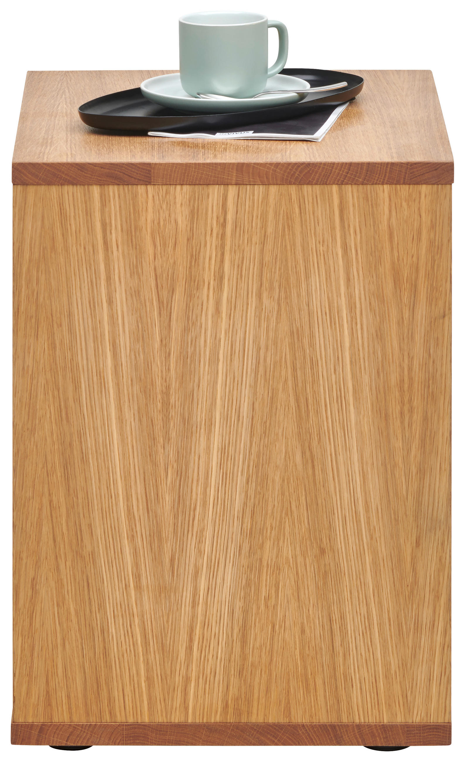 BEISTELLTISCH in Holz 37/44/50 cm  - Eichefarben, Design, Holz/Kunststoff (37/44/50cm) - Joka