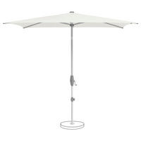 SONNENSCHIRM Naturfarben  - Silberfarben/Naturfarben, KONVENTIONELL, Textil/Metall (250/200cm) - Suncomfort by Glatz