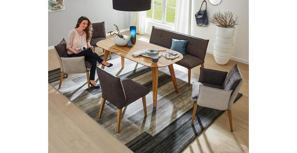 ESSTISCH in Holz 180/90/75,5 cm - Eichefarben, KONVENTIONELL, Holz (180/90/75,5cm) - Voleo