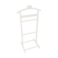 HERRENDIENER in Creme 48/97/36 cm   - Creme, Basics, Holz (48/97/36cm)