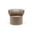 SESSEL Beige - Beige/Silberfarben, Design, Textil (81/77/77cm) - Rolf Benz