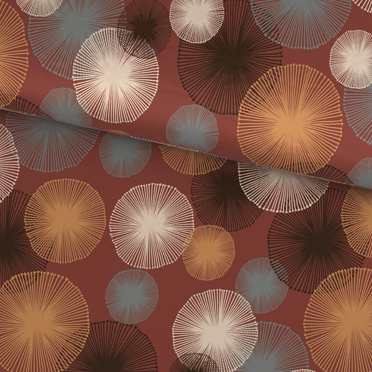 BETTWÄSCHE Satin 200/200 cm  - Braun, Textil (200/200cm) - Esposa