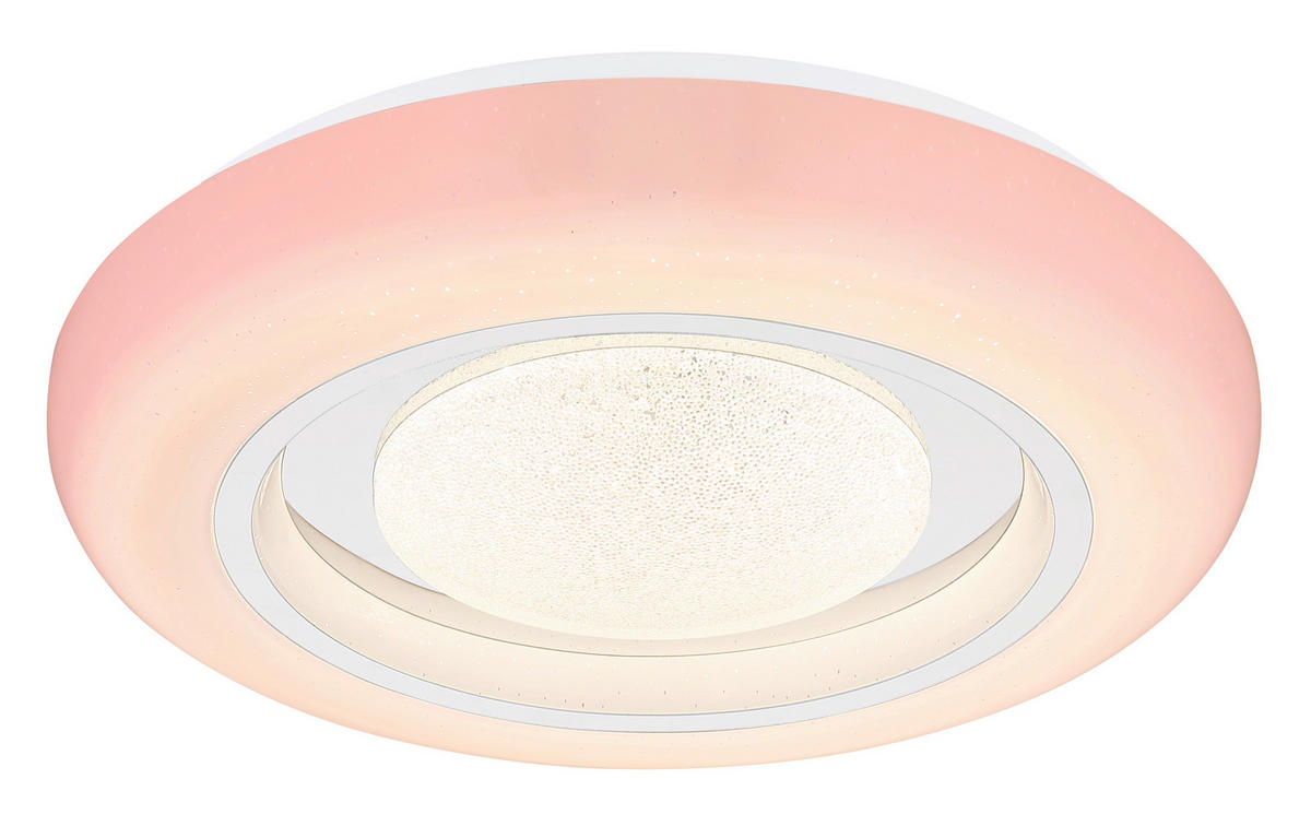 LED SVJETILJKA STROPNA BURRO  - bijela/opalna, Design, metal/plastika (39/8cm)