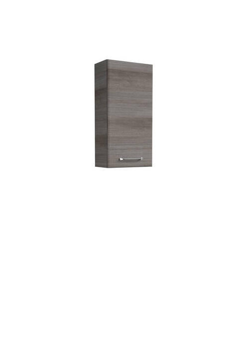 FALISZEKRÉNY 35/70/20 cm  - grafitszürke/króm, Basics, faalapú anyag/Üveg (35/70/20cm) - Xora