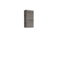 FALISZEKRÉNY 35/70/20 cm  - grafitszürke/króm, Basics, faalapú anyag/Üveg (35/70/20cm) - Xora