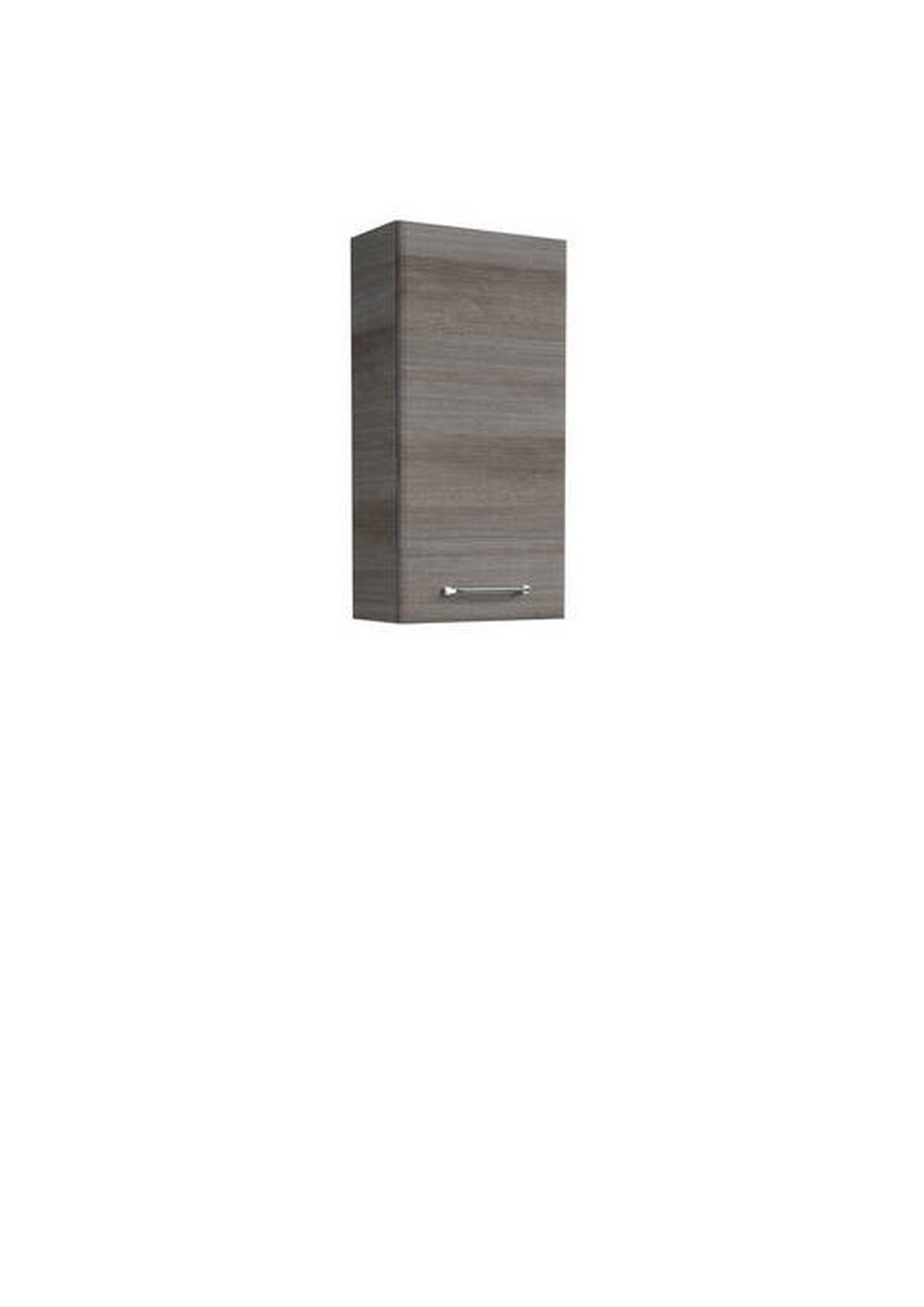 FALISZEKRÉNY 35/70/20 cm  - grafitszürke/króm, Basics, faalapú anyag/Üveg (35/70/20cm) - Xora