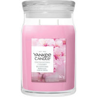 VONNÁ SVÍČKA  - růžová/čiré, Basics, parafín/sklo (9,3/15,7/9,3cm) - Yankee Candle