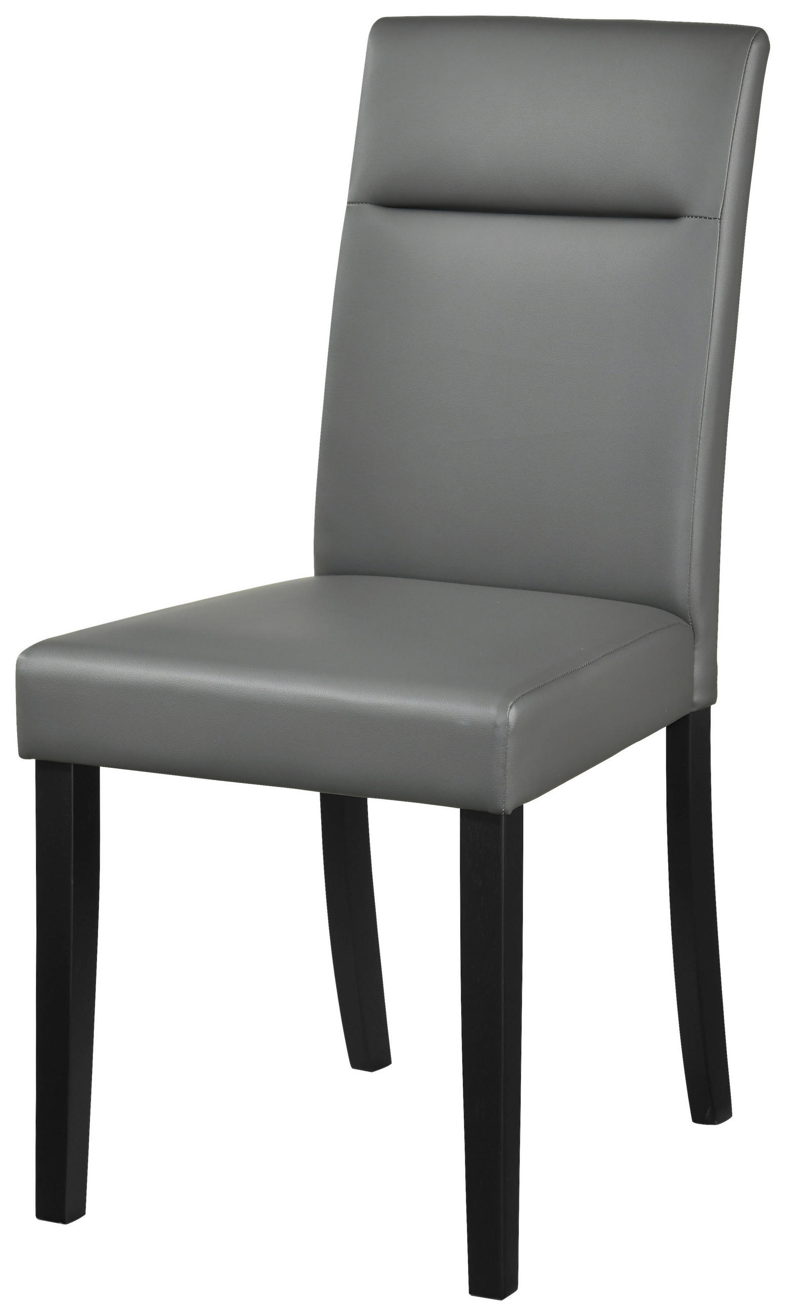 STUHL in Holz Schwarz, Dunkelgrau  - Dunkelgrau/Schwarz, Basics, Holz (57/96/44cm) - MID.YOU