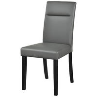 STUHL in Holz Schwarz, Dunkelgrau  - Dunkelgrau/Schwarz, Basics, Holz (57/96/44cm) - MID.YOU