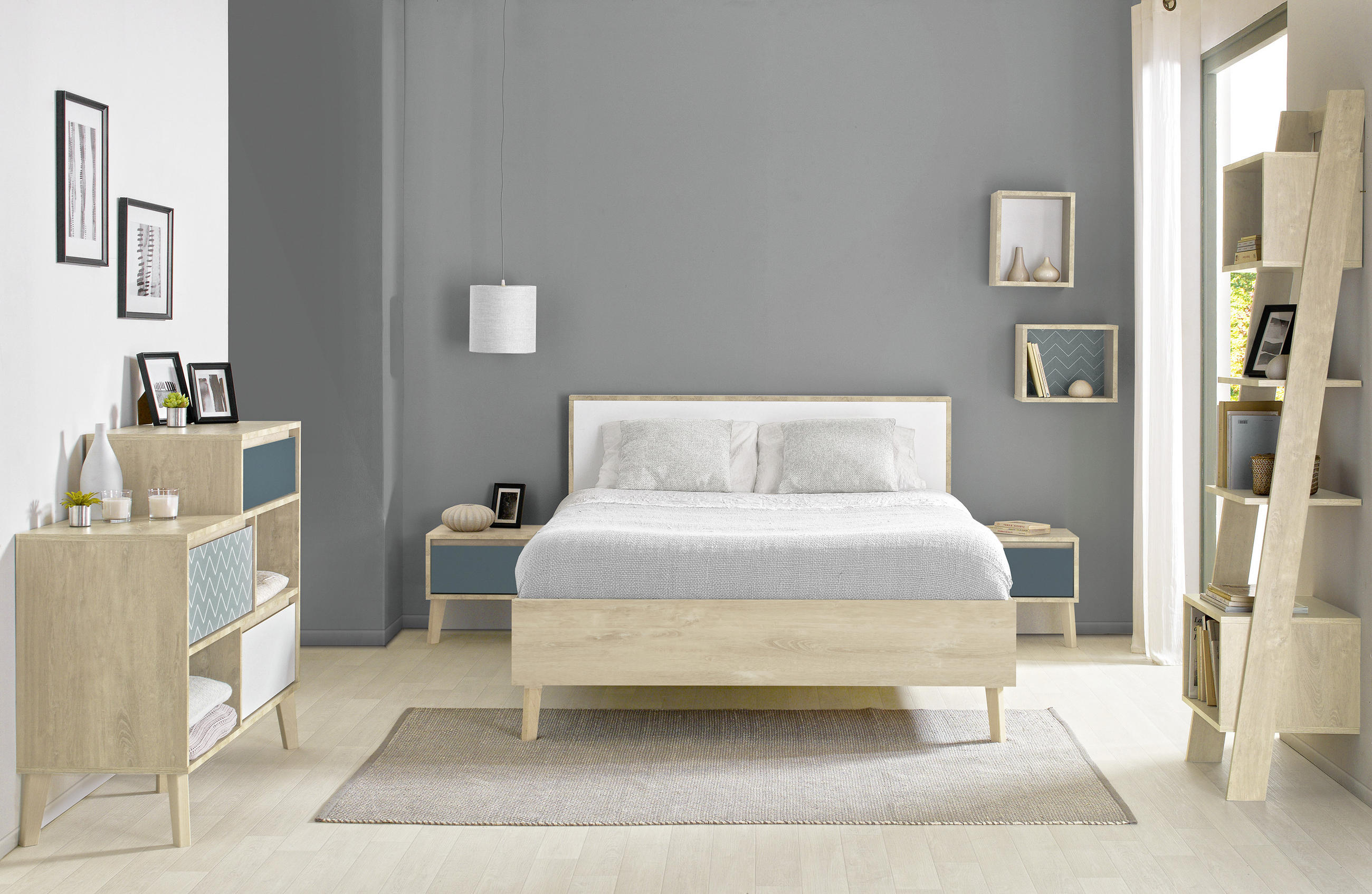 STANDREGAL Eichefarben  - Eichefarben, MODERN, Holzwerkstoff (48/180/34cm) - MID.YOU