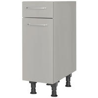 SCHUBKASTENUNTERSCHRANK 30/87/56 cm  in Grau  - Edelstahlfarben/Grau, MODERN, Holzwerkstoff/Metall (30/87/56cm) - Nobilia