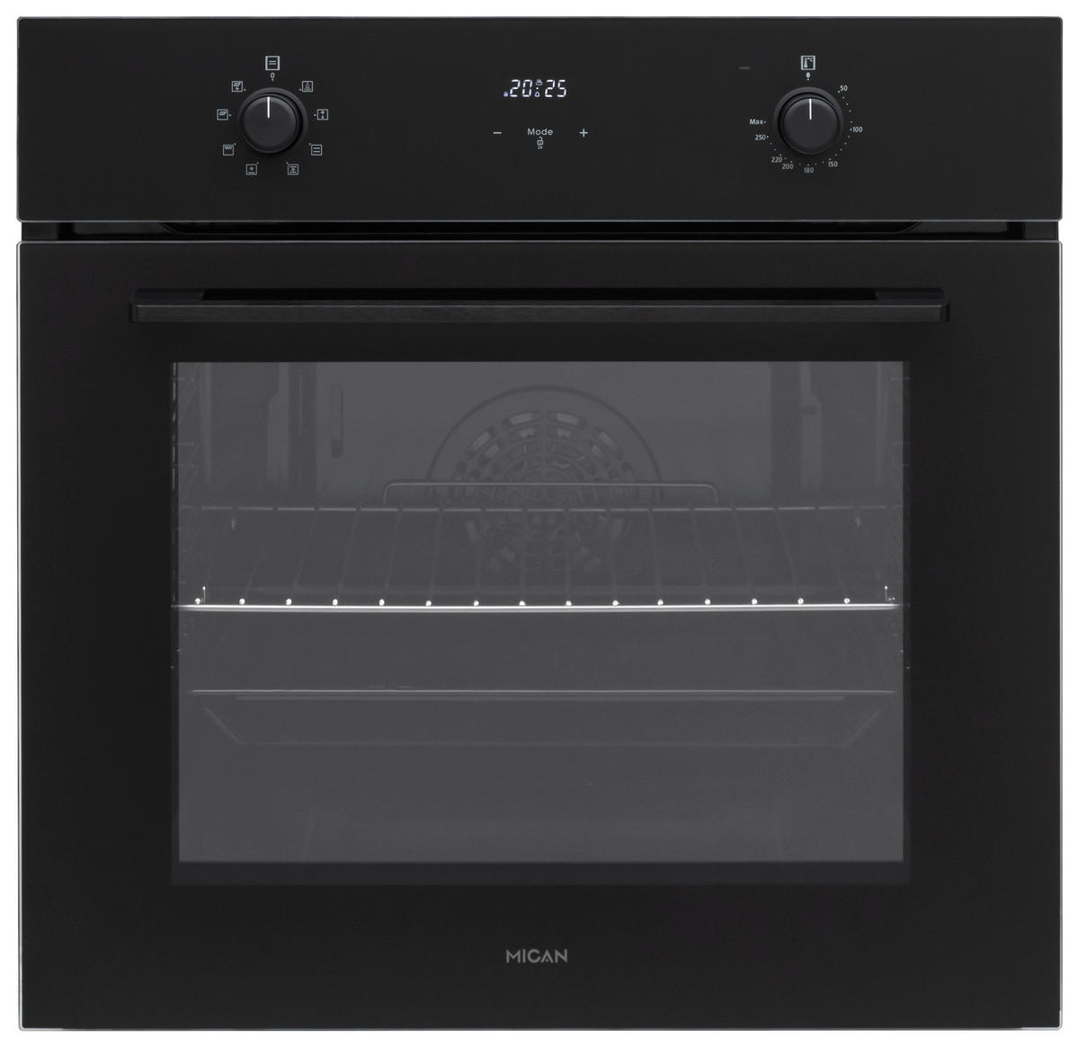 INBYGGNADSUGN BOAHSD65  - svart, Basics, metall/glas (59,5/59,5/57cm) - Mican