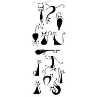 WANDTATTOO    25/35 cm  - Multicolor, Basics, Kunststoff (25/35cm)
