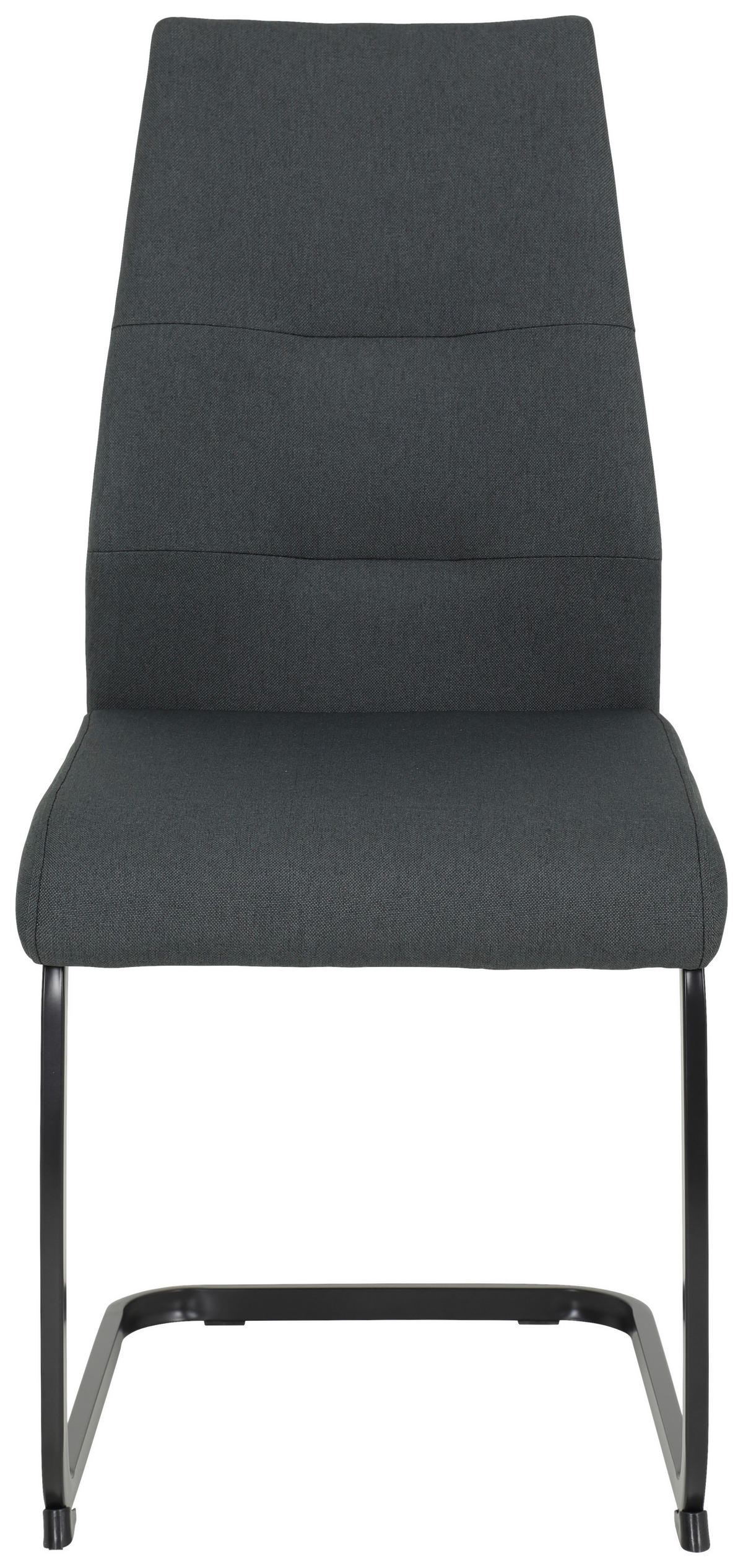 SCHWINGSTUHL  in Webstoff  - Anthrazit/Schwarz, Trend, Textil/Metall (43/93/59cm) - Carryhome