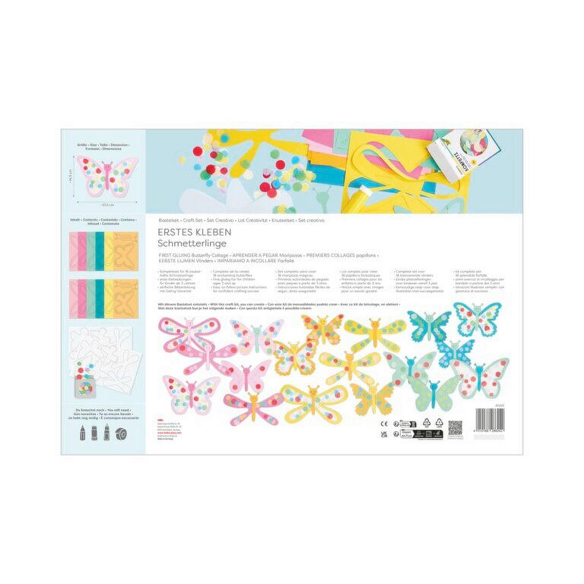 BASTELSET - Multicolor, Basics, Papier (3,5/1,0/5,0cm) - Haba