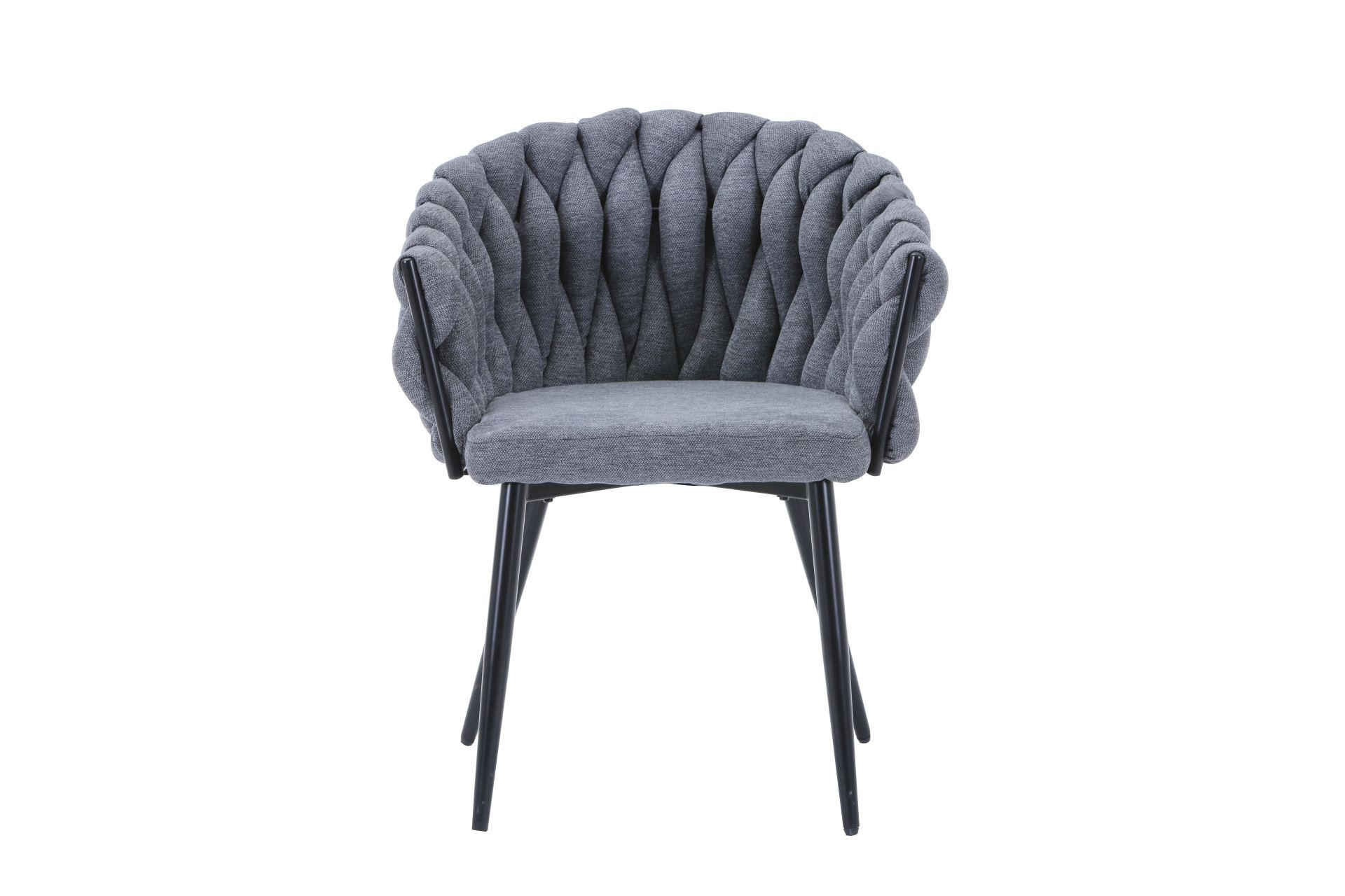 STOLICA  siva, crna  metal, tekstil      - siva/crna, Moderno, metal/tekstil (64/79.5/56.5cm) - Hom`in