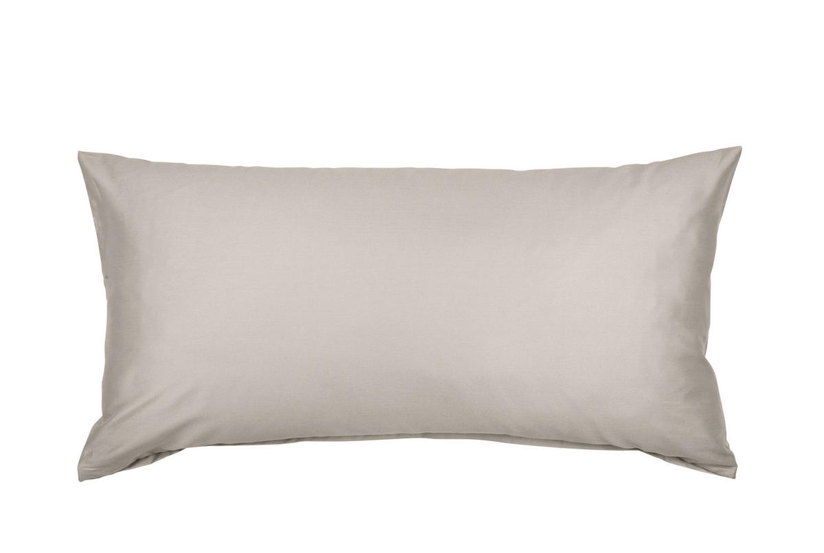 KOPFKISSENBEZUG Giacomo 40/80 cm  - Grau, Basics, Textil (40/80cm) - Janine