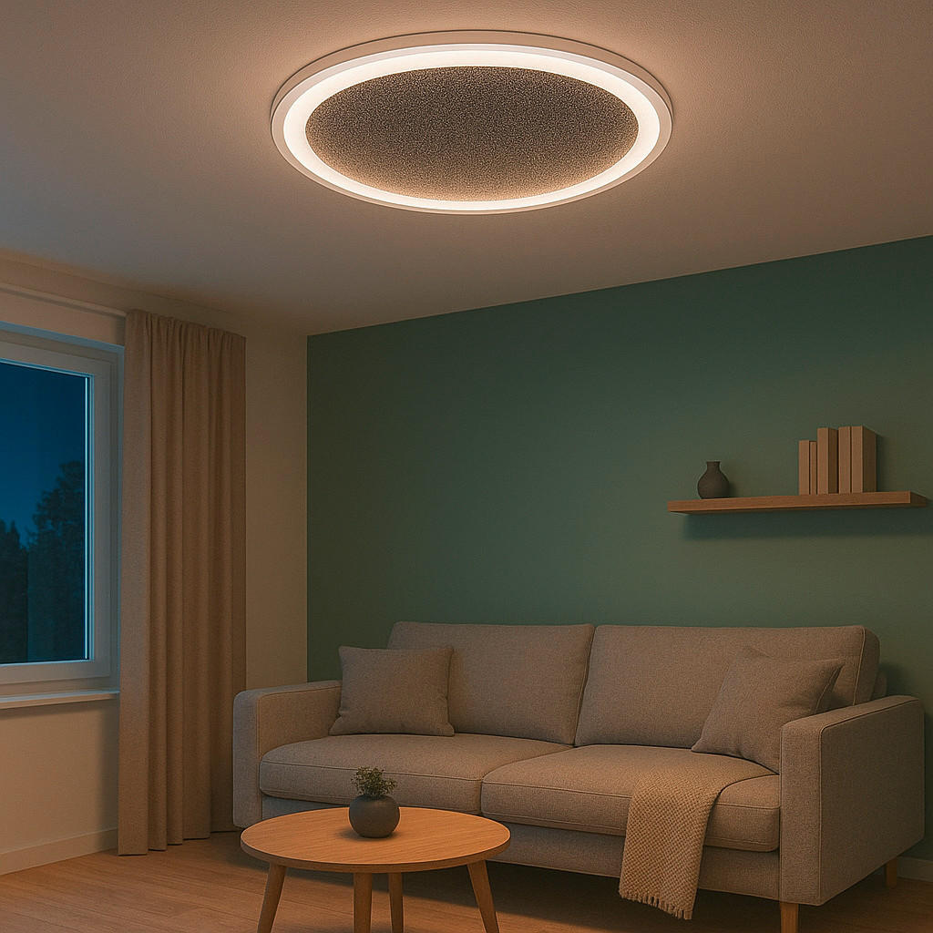 LED-DECKENLEUCHTE 42/2,5 cm   - Weiß, LIFESTYLE, Kunststoff (42/2,5cm) - Brilliant