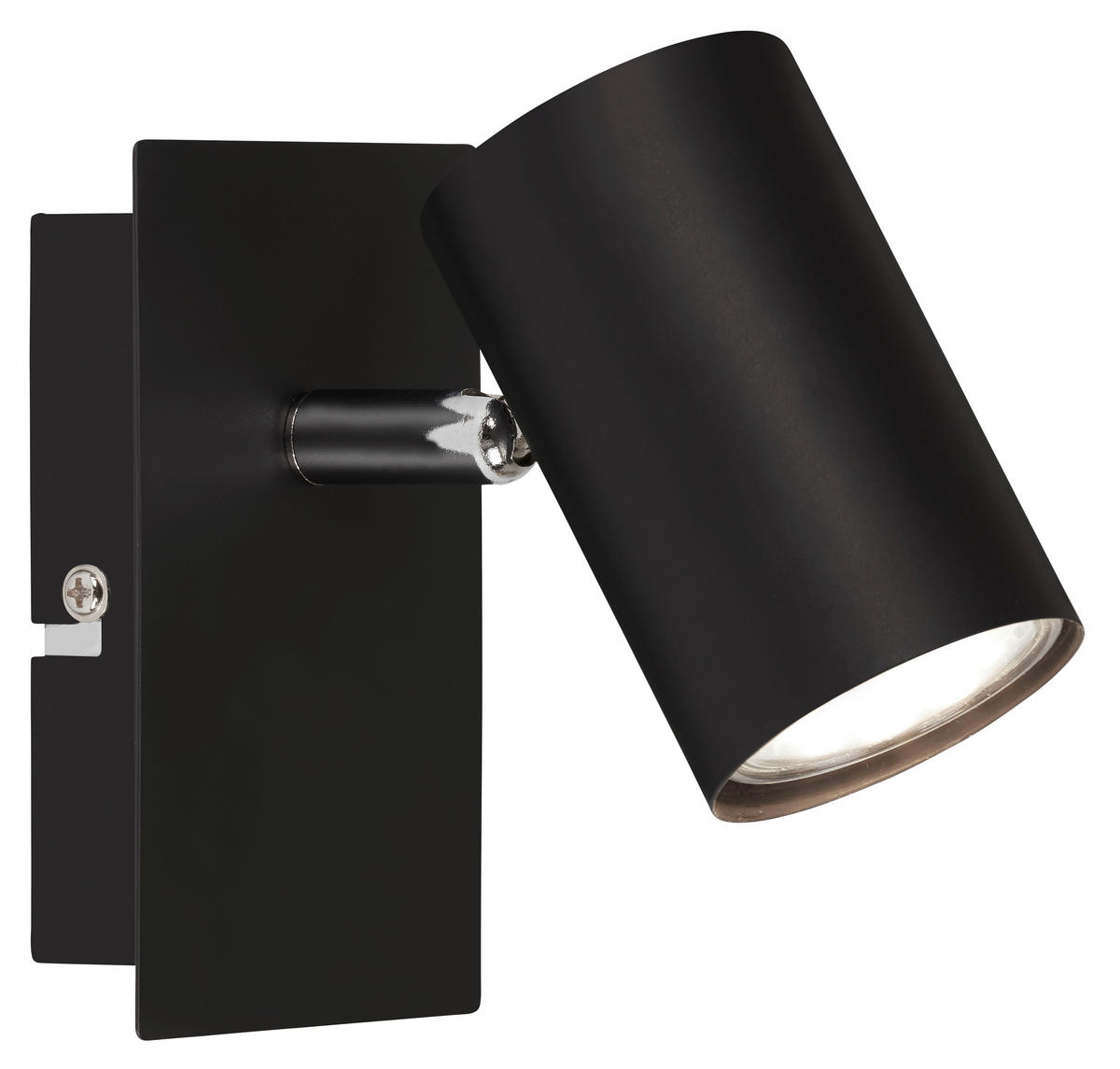 LED-SPOTKOPF Isil A 12/8/12,5 cm   - Schwarz, Basics, Metall (12/8/12,5cm)