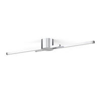 STROPNÉ LED SVIETIDLO, 80/10,5/8 cm - biela/chrómová, Design, kov/plast (80/10,5/8cm) - Joop!