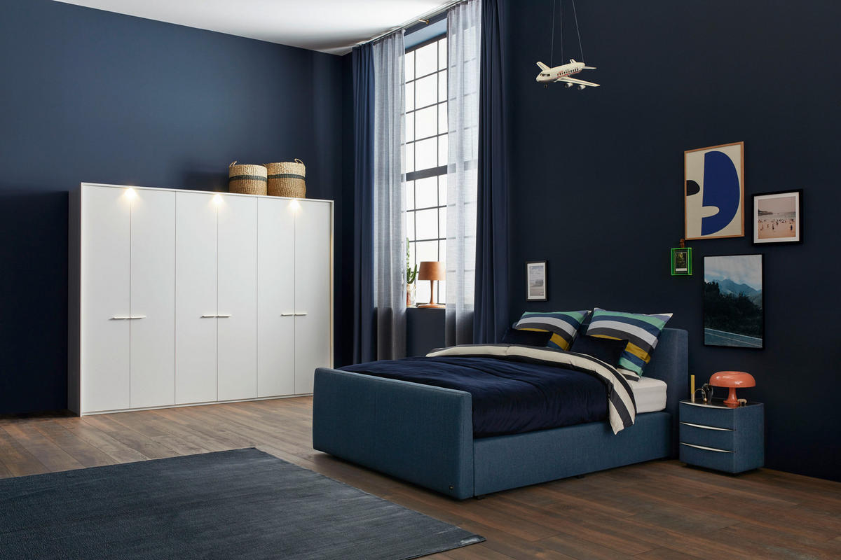 HANDWEBTEPPICH 170/240 cm Aura Blau rechteckig  - Blau, Design, Textil (170/240cm) - Schöner Wohnen