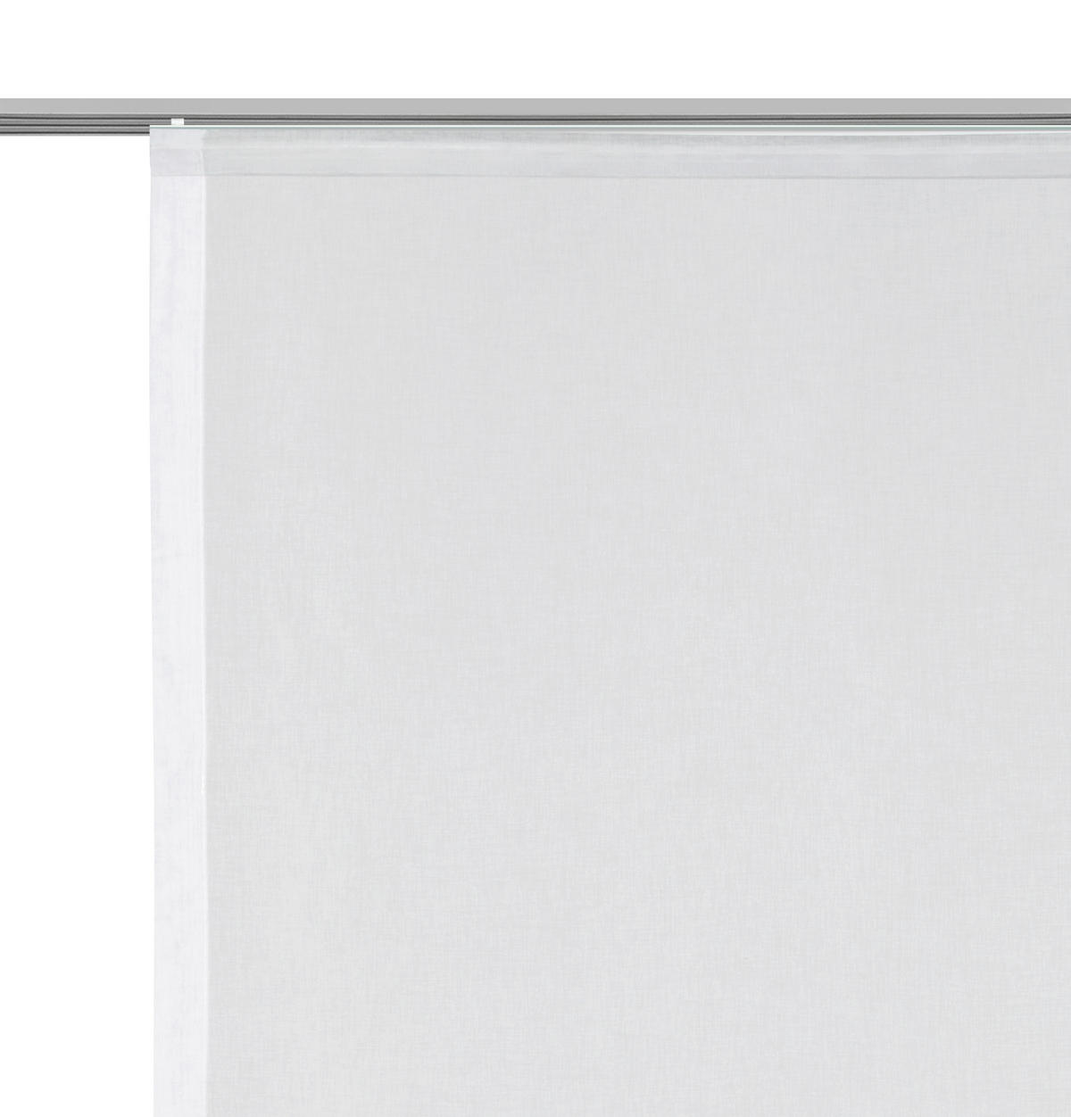 PANELNA ZAVESA    60/245 cm  - bela, Basics, umetna masa (60/245cm) - Novel