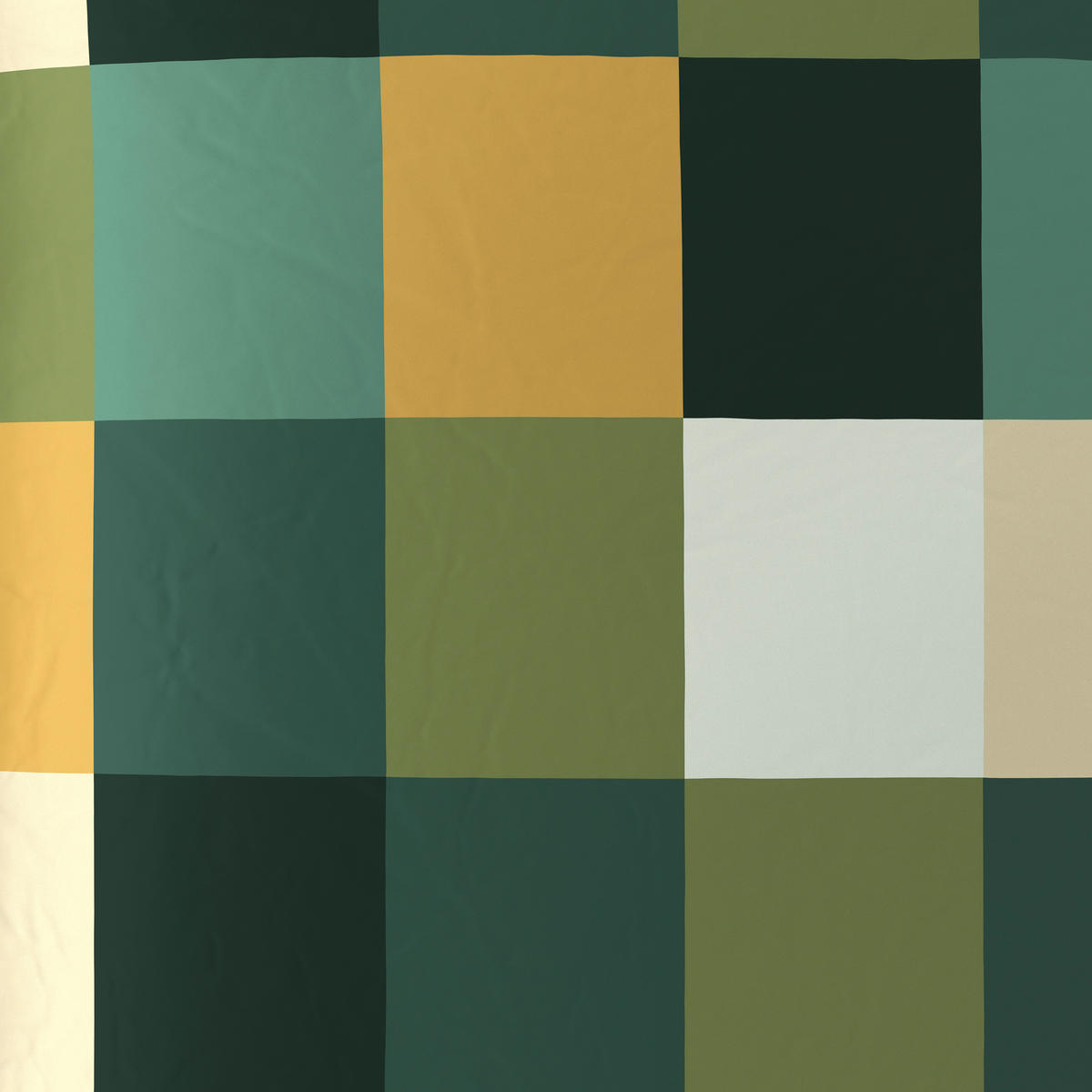 BETTWÄSCHE Satin 155/220 cm  - Grün, Textil (155/220cm) - Novel