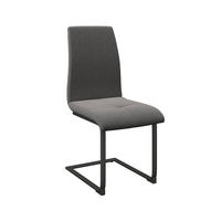 SCHWINGSTUHL   Webstoff  - Schwarz/Grau, MODERN, Holz/Textil (41/102/58cm) - Livetastic