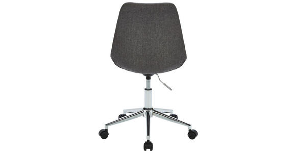 JUGENDDREHSTUHL  in Webstoff Chromfarben, Hellgrau  - Chromfarben/Hellgrau, KONVENTIONELL, Kunststoff/Textil (49/96/56cm) - Carryhome