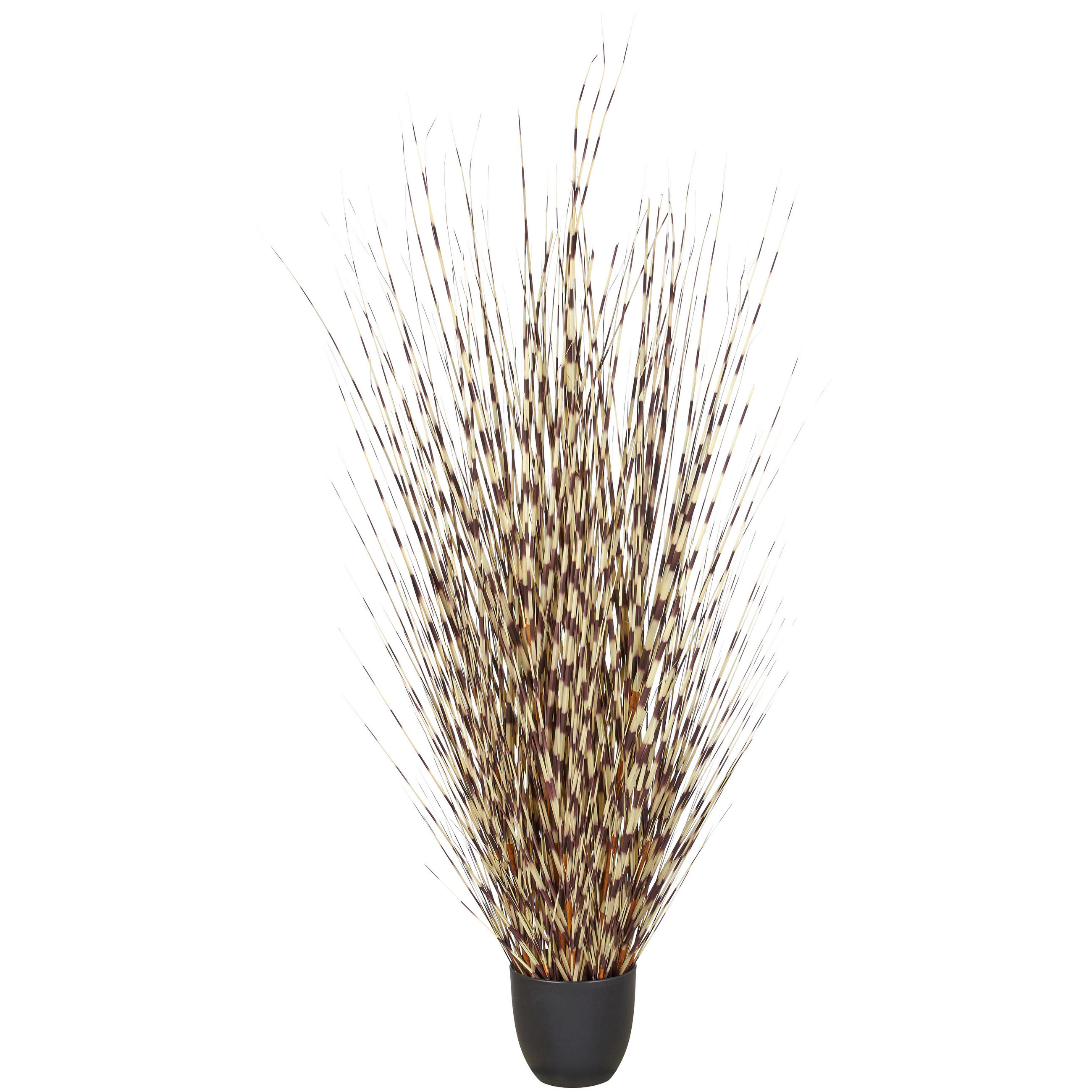 KUNSTPFLANZE Grasbündel 140 cm  - Schwarz/Braun, Basics, Kunststoff (140cm)