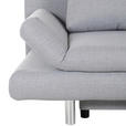 SCHLAFSOFA Flachgewebe Hellgrau  - Chromfarben/Hellgrau, Design, Kunststoff/Textil (194/73/91cm) - Xora