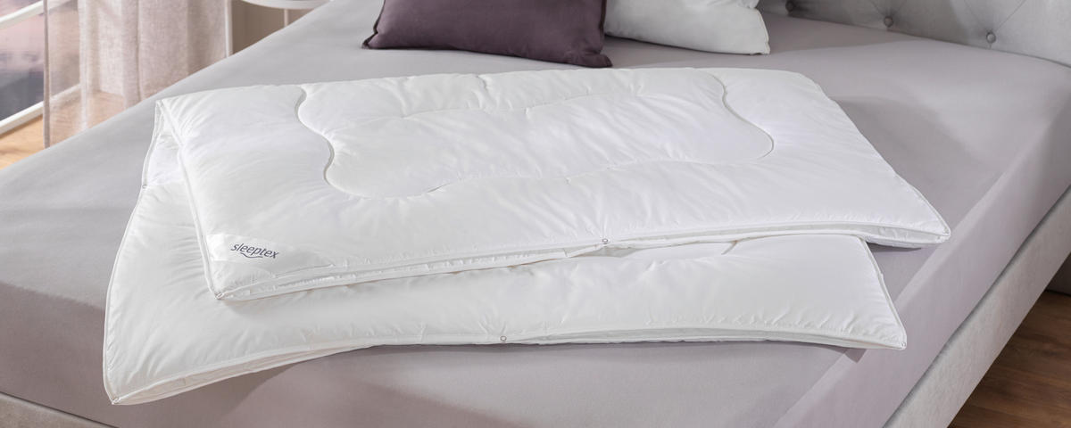 DUO-DECKE 140/200 cm  - Weiß, Basics, Textil (140/200cm) - Sleeptex