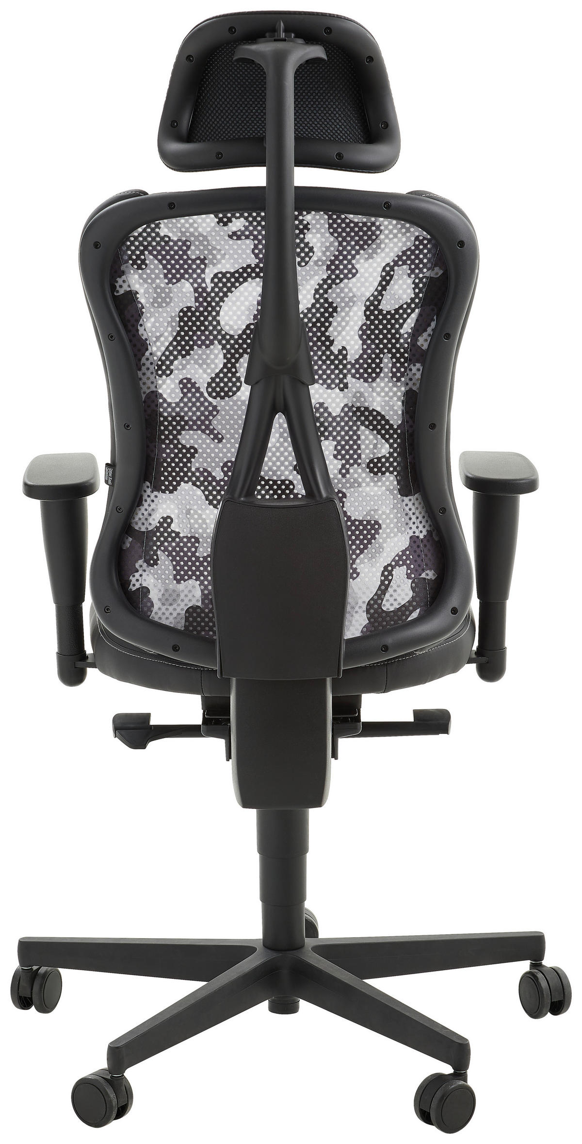 GAMINGSTUHL  in Lederlook Grau, Schwarz  - Schwarz/Grau, Design, Kunststoff/Textil (47,5/99-127/44cm) - Dieter Knoll