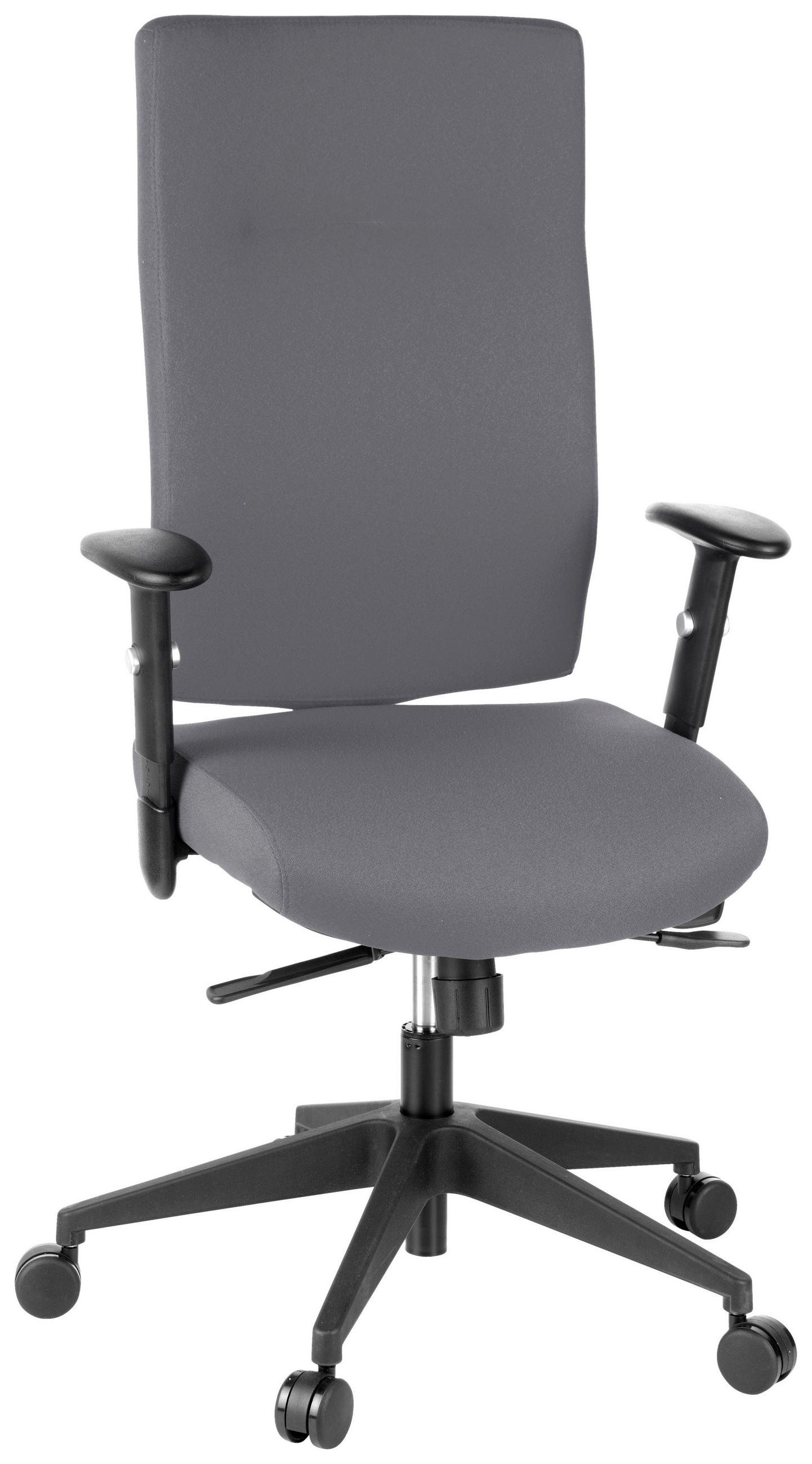DREHSTUHL Flachgewebe Anthrazit  - Anthrazit, MODERN, Kunststoff/Textil (57/125/53cm) - MID.YOU