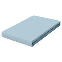 SPANNLEINTUCH 160/200 cm Frottee  - Hellblau, Basics, Textil (160/200cm) - Schlafgut