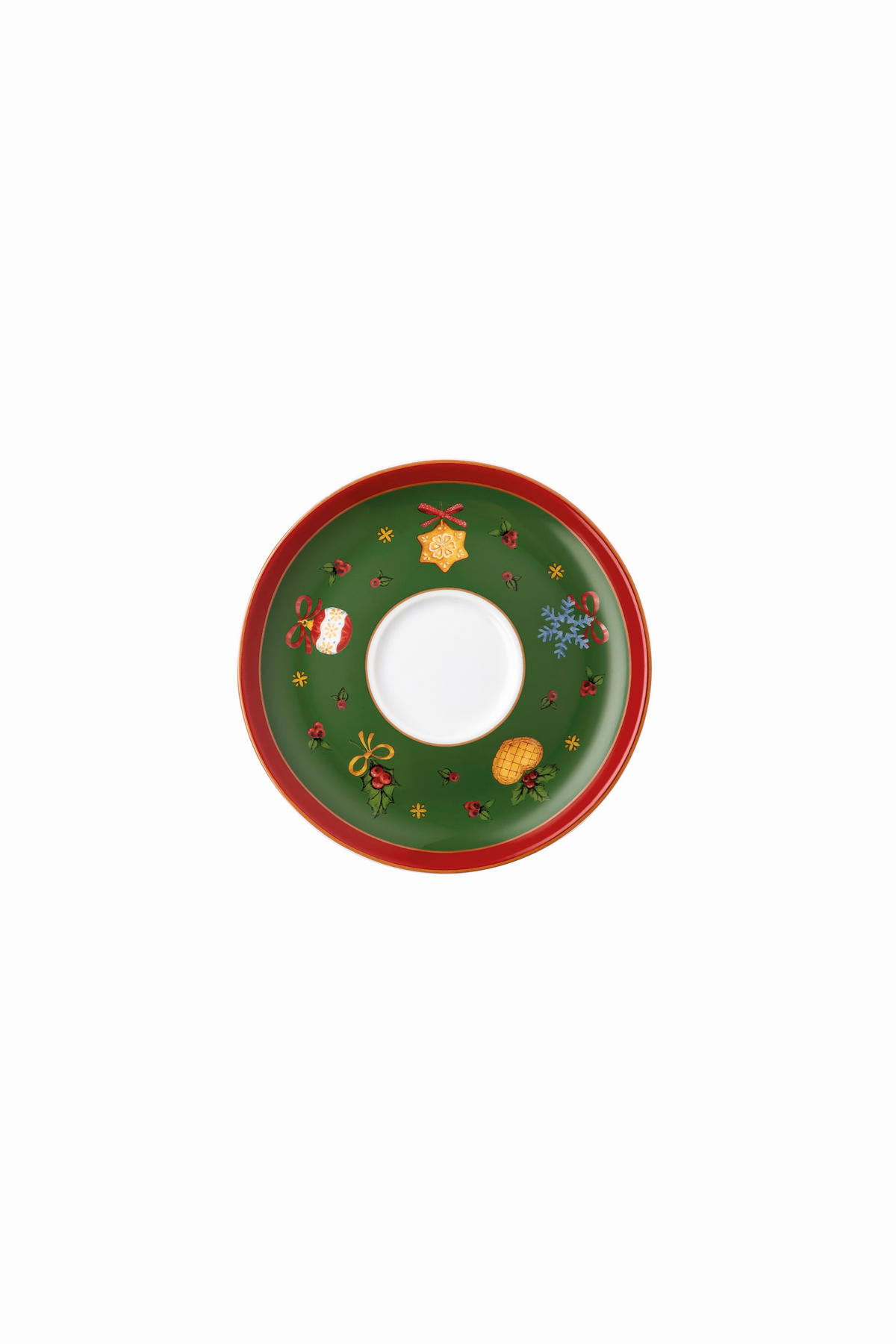 KROŽNIČEK ZA ESPRESO   keramika  12 cm        - gozdno zelena, Basics, keramika (12cm) - Hutschenreuther