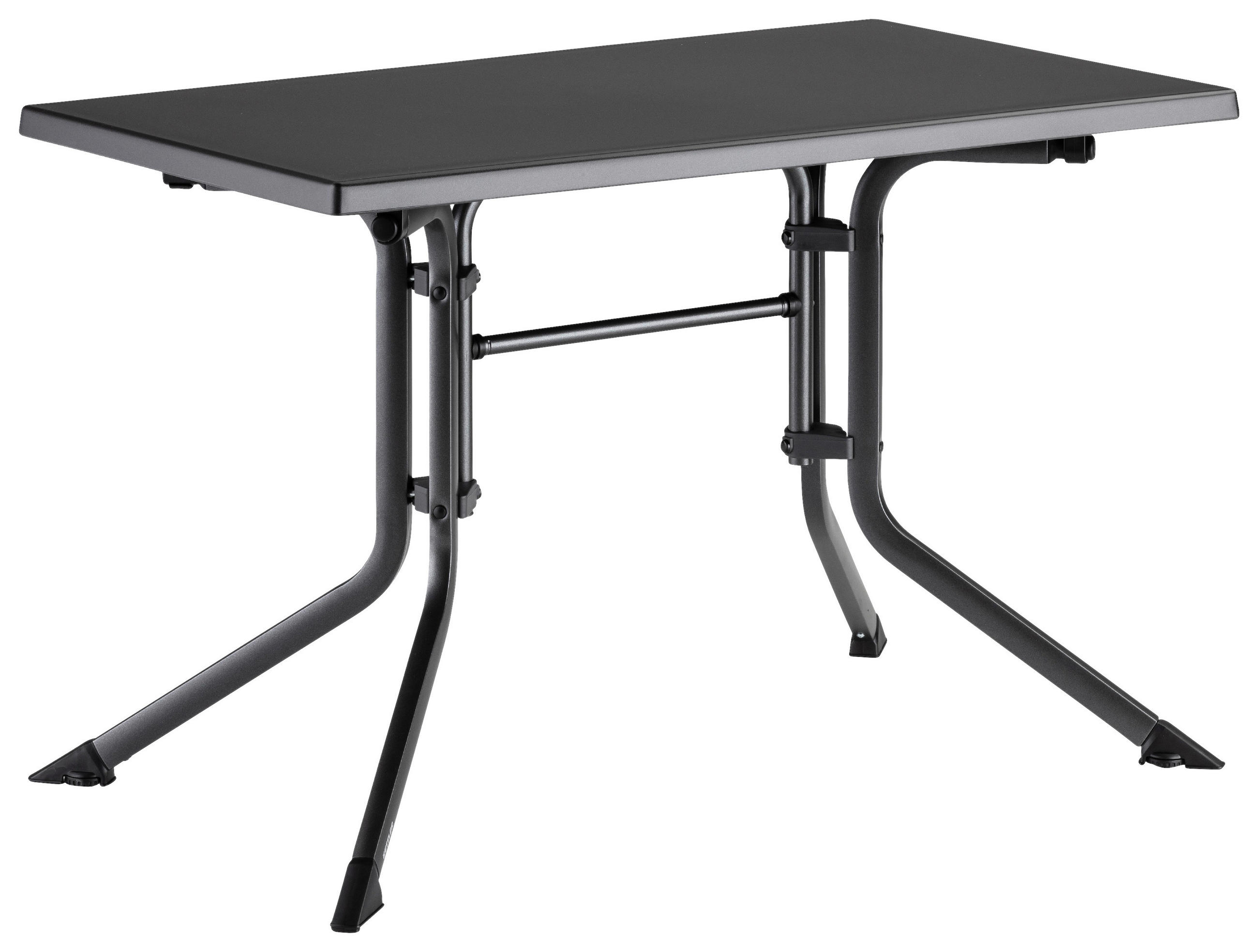 GARTENKLAPPTISCH 115/70/74 cm  - Anthrazit, Basics, Kunststoff/Metall (115/70/74cm) - Kettler